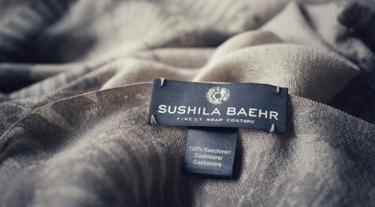 #The Logo Scarf Label Closeup